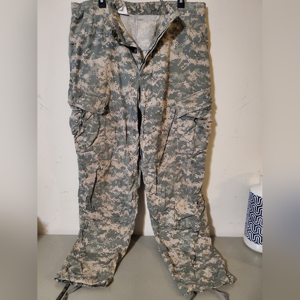 Military Digital Camo Cargo Pants Large Long Utility Gorpcore